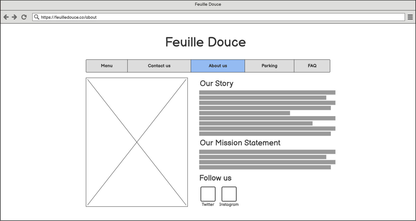 Feuille Douce - About