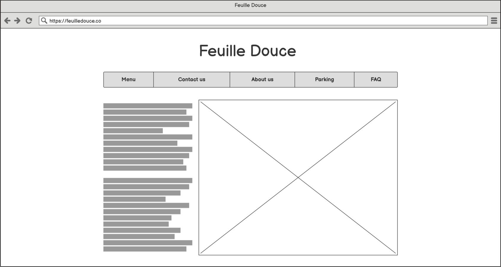 Feuille Douce - Home